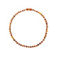 Baltic Amber Necklace - Authentic Cognac Baroque - Natural Comfort - 12.5 Inch - Screw Clasp