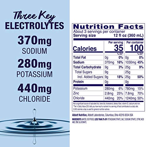 Buy now Pedialyte Electrolyte Solution, Hydration Drink, Unflavored, 1 Liter at indiglob india
