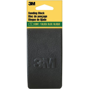 3M Rubber Sanding Block, 2 5/8 in x 4 3/4 in x 1 1/4 in