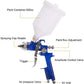 Buy now HVLP Spray Gun with Replaceable 1.4mm 1.7mm 2.0mm Nozzles Needle Cap Automotive Air Paint Sprayer Gun Kit with 600cc Capacity Cup for Car Primer,Furniture Surface Spraying,Wall Painting,Base Coatings at indiglob india