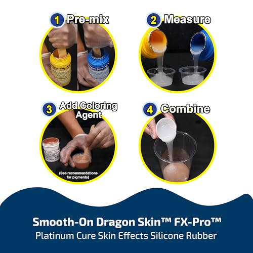 Buy now Smooth-On Dragon Skin™ FX-Pro™ Platinum Rubber Silicone Molds for Special Effects & Prosthetics - Pint Unit at indiglob india