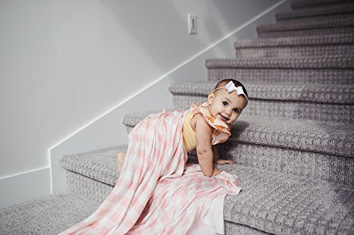 Buy now Copper Pearl Large Premium Knit Baby Swaddle Receiving Blanket London at indiglob india