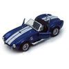KiNSMART - 1965 Shelby Cobra 427 S/C 1:32 Scale 5" Die Cast Metal Model Classic Toy Car (Yellow) - Blue