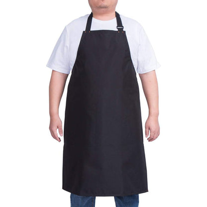 Waterproof Apron for Men and Women, Durable Heavy Duty Extra Long Adjustable Bib Apron for Kitchen Cooking, Dish Washing, Butcher, Dog Grooming, Lab work, Blue