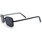 SA106 Mens Retro Vintage Narrow Rectangular Pimp Metal Sunglasses