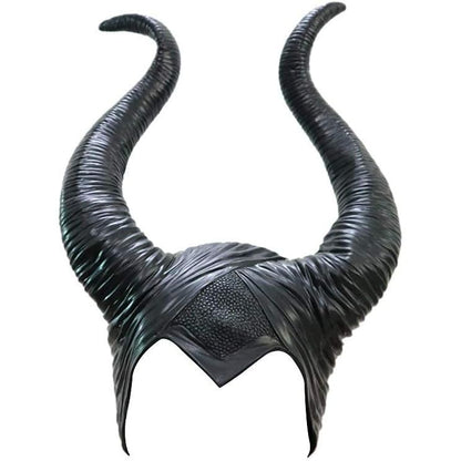Buy now Uranshin Halloween Maleficent Horns Maleficent Costume, Black Long Women Horns Queen Hat, Deluxe Magic Witch Headpiece Headdress for Women Adults at indiglob india