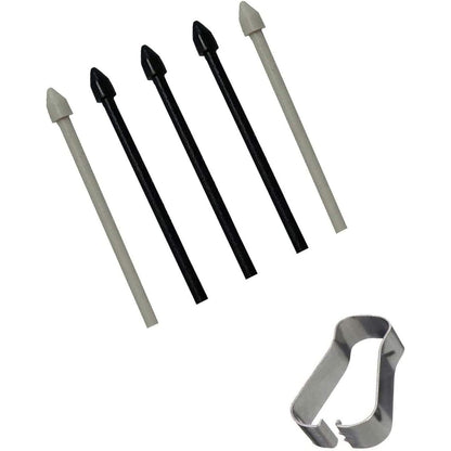 Ubrokeifixit Galaxy Tab S7 Plus Touch Stylus S Pen Replacement Tips/Nibs - Samsung Galaxy Tab S7 11.0" / 12.4" Wi-Fi/LTE/5G (Black)