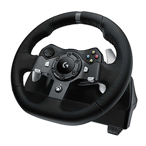 Buy now Logitech G920 Driving Force Racing Wheel for Xbox One and PC - Cable - USB - Xbox One, PC (Renewed) at indiglob india