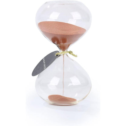 SWISSELITE Puff Sand Timer, Hourglass Sand Timers, Inspired Glass for Home, Desk, Office Decor