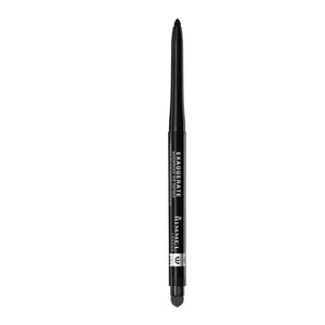 Rimmel London Exaggerate Waterproof Eye Definer Eyeliner, Highly Pigmented, Long-Wearing, Built-In Smudger, 262, Blackest Black, 0.01oz