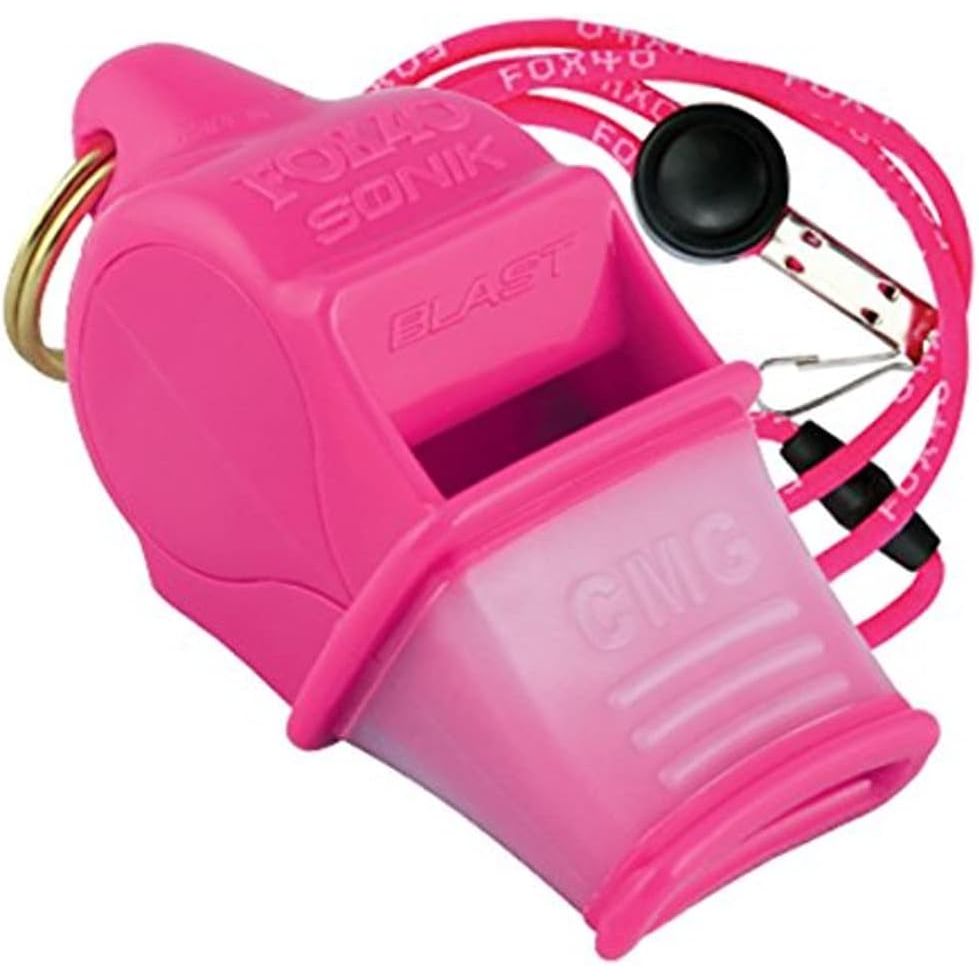 Buy now Fox 40 Sonik Blast CMG with Break Away Lanyard - Pink Default at indiglob india