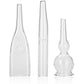 3pcs Vacuum Glass Tube Kit, Blackhead Removal Facial Suction Pore Vacuum Cleaner for Face Cleanser Blackhead Removal Machine Microdermabrasion Machine Accessories
