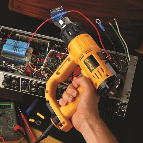 Buy now DEWALT Heat Gun with LCD Display & Hard Case/Accessory Kit (D26960K), Yellow at indiglob india