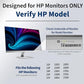 Buy now VIVO Quick Attach VESA Adapter Designed for HP Monitors 27er, 27es, 27ea, 25er, 25es, 24ea, 24es, 23er, 23es, 22er, 22es, 22f, 23f, 24f, 25f, 27f, 27fw VESA 75x75m and 100x100mm, MOUNT-HP27ER at indiglob india