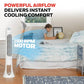 Buy now Honeywell QuietSet Whole Room Oscillating Tower filter Fan with Remote, White, HYF260 at indiglob india