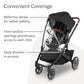 Buy now UPPAbaby Performance Rain Shield for Cruz V3 - Waterproof and Windproof Coverage - Ventilated Design - Quick Attachment - Easy Access to Child at indiglob india