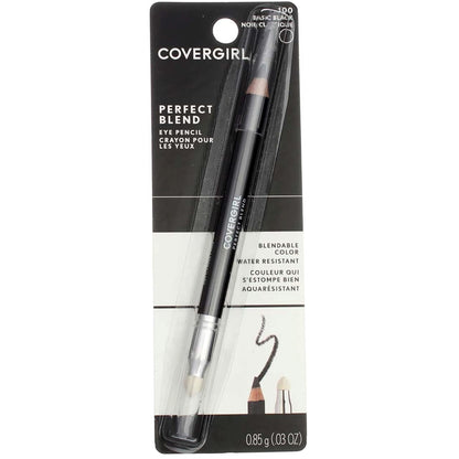 Cover Girl 10322 110blkbrn Black Brown Perfect Blend Eyeliner Pencil,1 Count (Pack of 2)