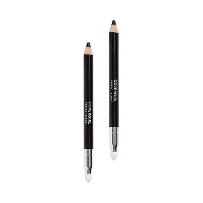 COVERGIRL Perfect Blend Eye Pencil, Basic Black - Pack of 2