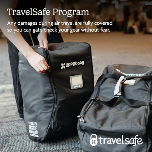 Buy now UPPAbaby Travel Bag for all Minu Stroller Models ƒ?? Backpack Style with Inner Wheel Bag + Storage Pocket - Durable Design with TravelSafe Protection at indiglob india