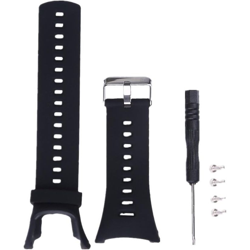 Buy now Muovrto Watch Band for Suunto Ambit 2/Ambit 2S/2R/Ambit 2 Sapphire, Silicone Replacement Band Strap for Suunto Ambit 3 Peak/Ambit 3 Run Black at indiglob india