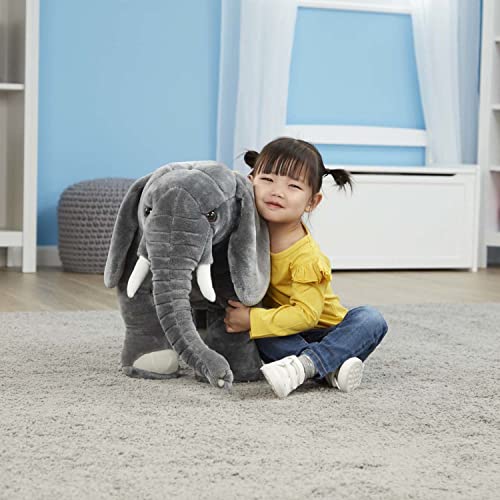 Buy now Melissa & Doug Giant Elephant - Lifelike Stuffed Animal (Over 3 feet Long) at indiglob india