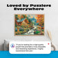 Buy now Buffalo Games - Alpine Serenity - Chuck Pinson - 1000 Piece Autumn Jigsaw Puzzle for Adults - Fall Mountain Cabin Scene - Challenging Puzzle for Game Nights - Finished Size 26.75 x 19.75 - Made in USA at indiglob india
