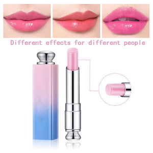 BINGBRUSH 3 Pcs Color Changing Change Lip Balm,Korean Magic Lipstick Color Change Changing Lip Tint Tinted Stain Gloss Balm Long Lasting Waterproof Moisturizer Lipstick Set for Women