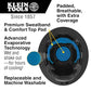 Buy now Klein Tools 60347 Hard Hat, Vented Full Brim, Class C, Premium KARBN Pattern, Rechargeable Lamp, Padded Sweat-Wicking Sweatband, Top Pad at indiglob india