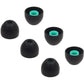 ALXCD Eartips Compatible with Sony WF-1000XM4 WF-1000XM5 Earbuds, S/M/L 3 Pairs Soft Silicone Ear Tips Earbuds Tips, Compatible with Sony WF-1000XM5 WF-1000XM4 Silicon Tips XM4 3 Pairs, SML, Black