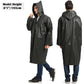 Opret 2 Pack Raincoats for Adults Reusable, EVA Rain Ponchos Lightweight Rain Coat Waterproof Rain Gear for Men and Women