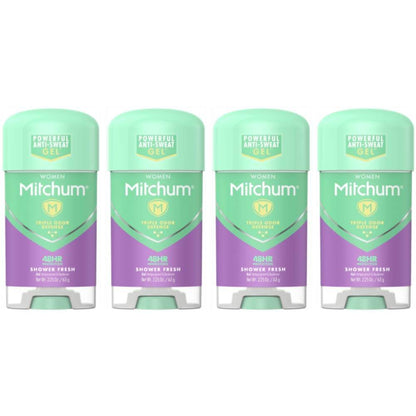 Mitchum Advanced Women Gel Anti-Perspirant & Deodorant, Shower Fresh 2.25 oz (Pack of 4) - My Store