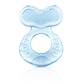 Nuby Silicone Teethe-EEZ Teether with Bristles (Blue-2 Count)
