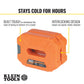 Buy now Klein Tools 62811 Reusable Ice Packs for Cooler Bags and Lunch Boxes, Interlocking Design, Heavy Duty for Daily Use, Quick Freeze, 2-Pack at indiglob india