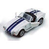 KiNSMART - 1965 Shelby Cobra 427 S/C 1:32 Scale 5" Die Cast Metal Model Classic Toy Car (Yellow) - White