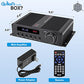 Buy now Pyle Wireless Bluetooth Home Audio Amplifier - 100W 5 Channel Home Theater Power Stereo Receiver, Surround Sound w/ HDMI, AUX, FM Antenna, Subwoofer Speaker Input, 12V Adapter, Black - PFA540BT at indiglob india