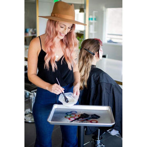 Framar Family Hair Color Brush Set - Hair Dye Brush Kit, Hair Coloring Brushes For Hair Stylist, Tint Brushes for Hair Color, Tapered Edges For Precision – 3 Pack Black