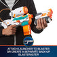 Buy now Nerf Modulus Tri-Strike Blaster, Mega Barrel, Rocket Launcher, Clip, 1 Rocket, Kids Outdoor Games (Amazon Exclusive) at indiglob india