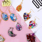 Buy now Shynek 60Pcs Hollow Frame Pendants - Resin Craft Bezels Jewelry Molds for Necklaces and Earrings Making Supplies at indiglob india