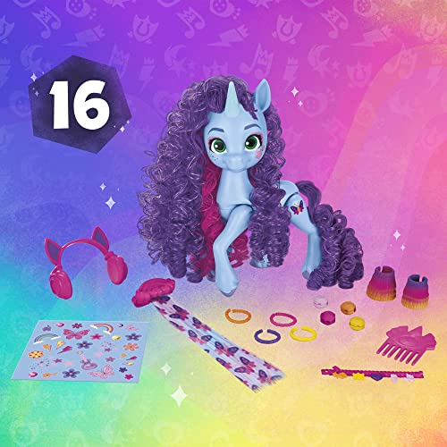 Buy now My Little Pony Toys Misty Brightdawn Style of The Day, 5-Inch Hair Styling Dolls, Toys for 5 Year Old Girls and Boys at indiglob india