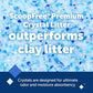 Buy now PetSafe ScoopFree Premium Natural Cat Litter - Eco-Friendly Long-Lasting Litter - High Absorbency & Low-Tracking Design - Non-Clumping Pebbles - 4.2 lb Bag - 2 Pack at indiglob india