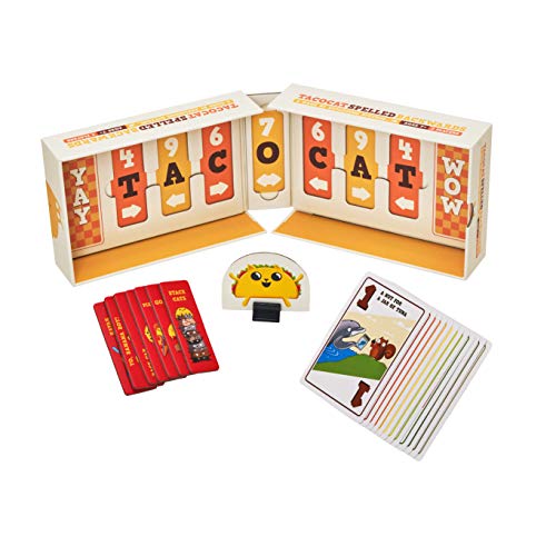 Buy now Exploding Kittens Tacocat Spelled Backwards 2 Players - Ages 7+ - 15 Minutes to Play - Clever Family Board Game - Couples Game, Family Game Night, Kid and Adult Board Game at indiglob india