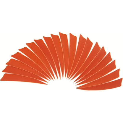 Arrow Feather 4 Inch Shield Fletching Vanes for Wooden Carbon Bamboo Traditional Arrow(50 Pack)