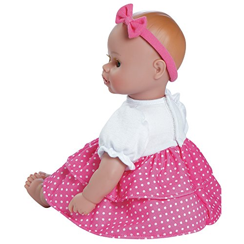 Buy now ADORA Playtime Baby Pretty Girl Vinyl 13 Girl Weighted Washable Cuddly Snuggle Soft Toy Play Doll Gift Set with Open/Close Eyes for Children 1+ Includes Bottle at indiglob india