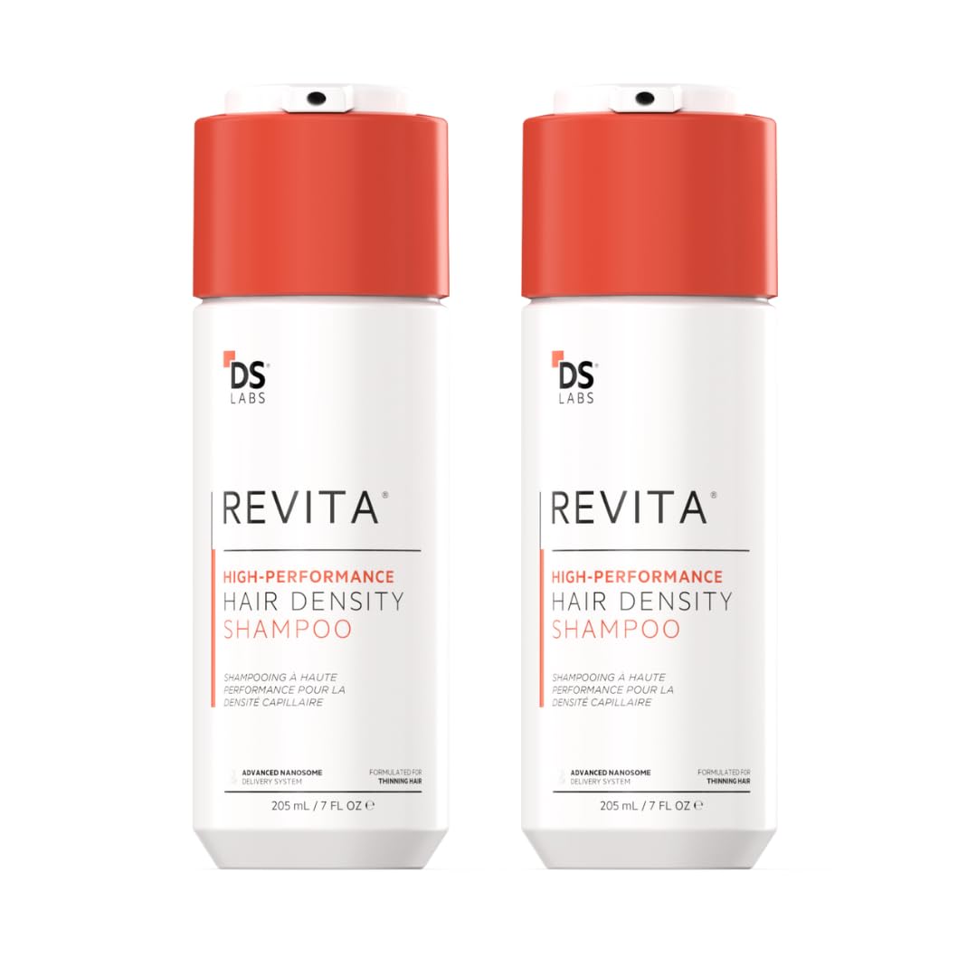 DS Labs Revita Shampoo, 205mL - Densifying & Volumizing Shampoo for the Appearance of Fuller, Thicker Hair, Gentle for Daily Use, (2 Pack)