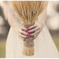 100 Pcs Dry Wheat Grass Bouquet Natural Wheat Dried Grasses Bundle Dried Wheat Length 45cm (Wheat) - My Store