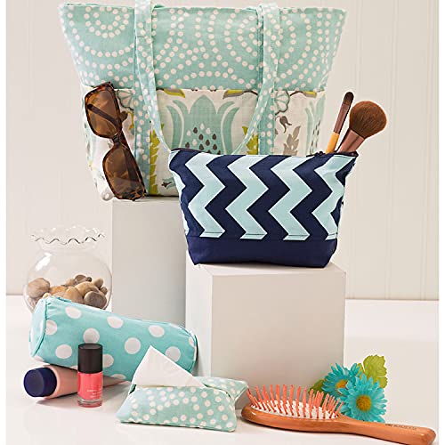 Buy now Simplicity Assorted Size Cosmetic Tote Bag Packet, Code 9310 Sewing Pattern, One, White at indiglob india