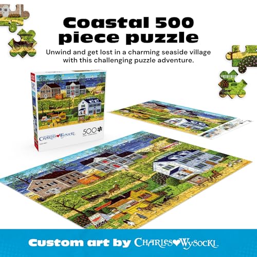 Buy now Buffalo Games - Charles Wysocki Gulls Nest 500 Piece Jigsaw for Adults at indiglob india
