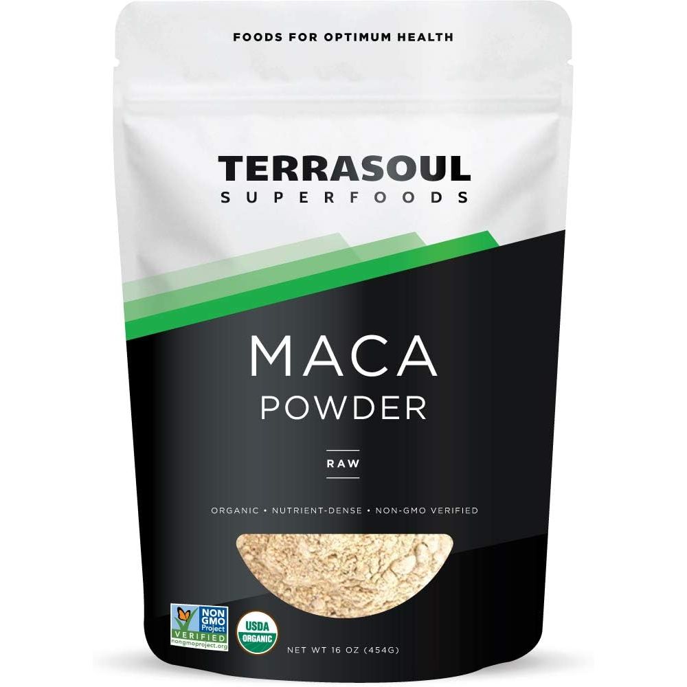 Terrasoul Superfoods Organic Raw Maca Powder, 1 Lb - Premium Quality, Supports Increased Stamina & Energy