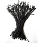 Buy now LGEGE 500 pcs 7.5-inch Black Hang Tag Nylon String Snap Lock Pin Loop Fasteners Hook Ties at indiglob india