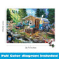 Buy now Buffalo Games - Mountain Retreat - Jeff Haynie - 1000 Piece Jigsaw Puzzle for Adults, Challenging and Colorful Camping Scene, Precision-Cut Pieces, Includes Full-Color Poster at indiglob india